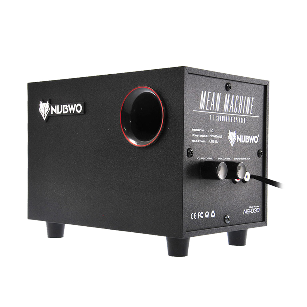 ลำโพง NUBWO MEAN MACHINE (NS030) RED