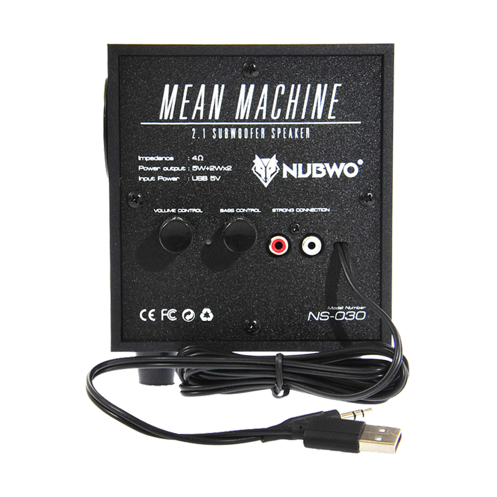 ลำโพง NUBWO MEAN MACHINE (NS030) RED