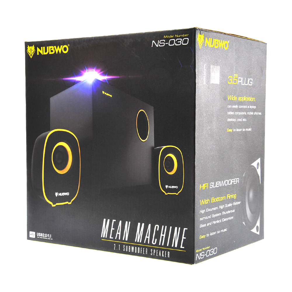 ลำโพง NUBWO MEAN MACHINE (NS030) RED