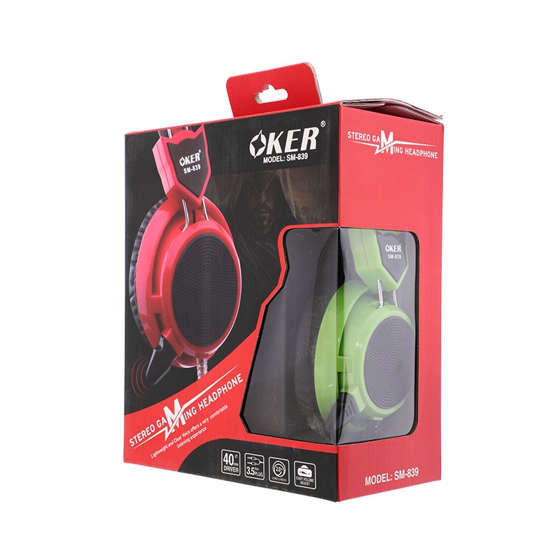 Headset OKER (SM-839) Green