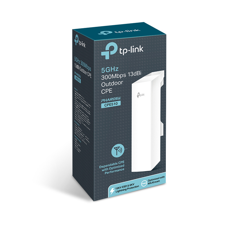 Access Point Outdoor TP-LINK (CPE510) Wireless N300 (5GHz) 13dBi