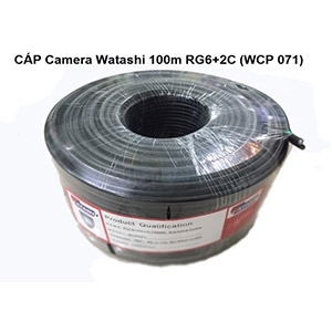 Cable 100M RG6/168 WATASHI Power Line#WCP071 (Black)