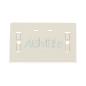 Face Plate หน้ากาก 2 ช่อง LINK (US-2122A) Shutter White