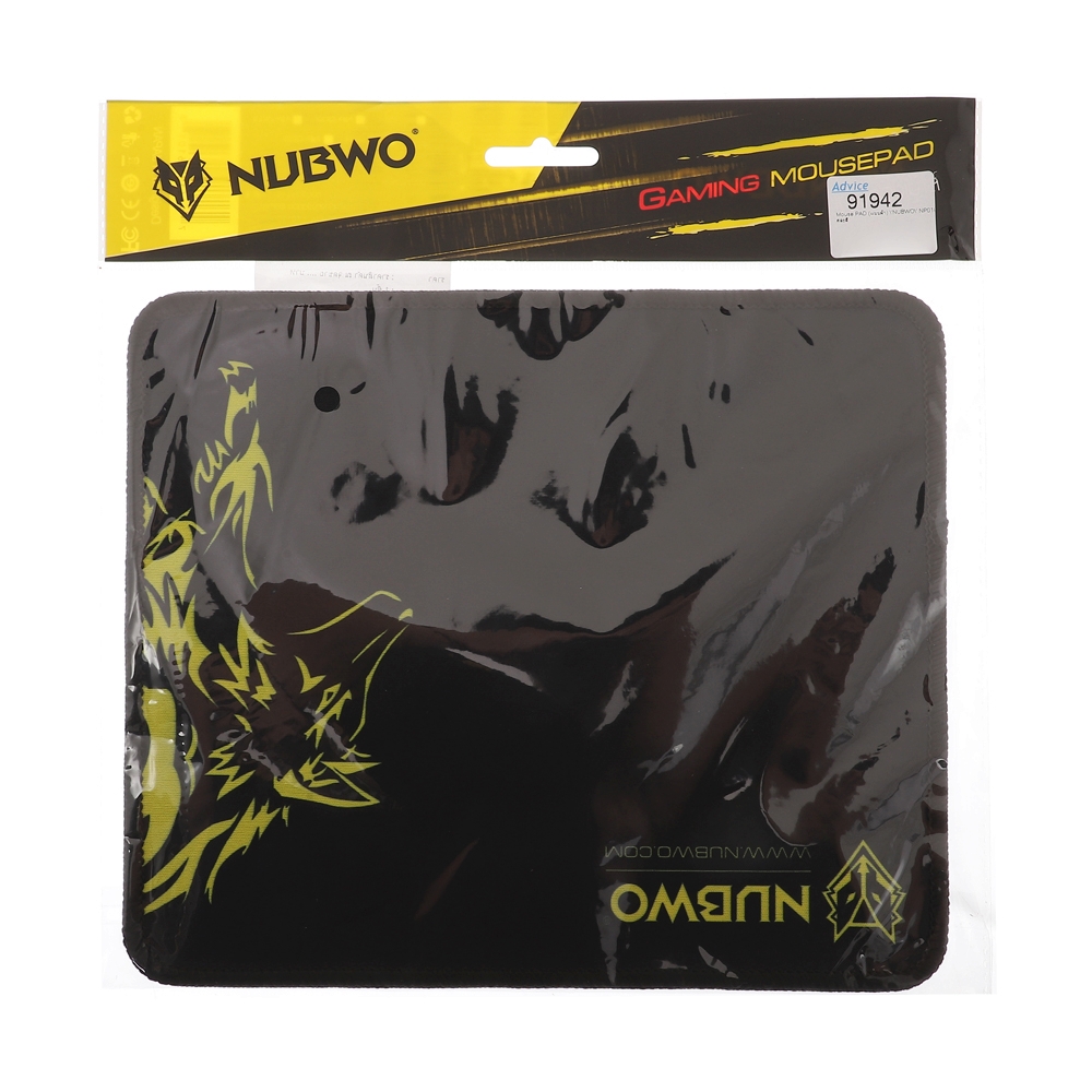 Mouse PAD (แบบผ้า) 'NUBWO' NP010 คละสี                                          