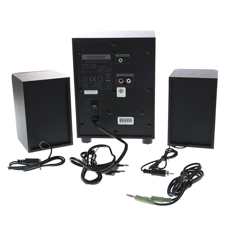 ลำโพง MICROLAB (M-106) BLUETOOTH BLACK