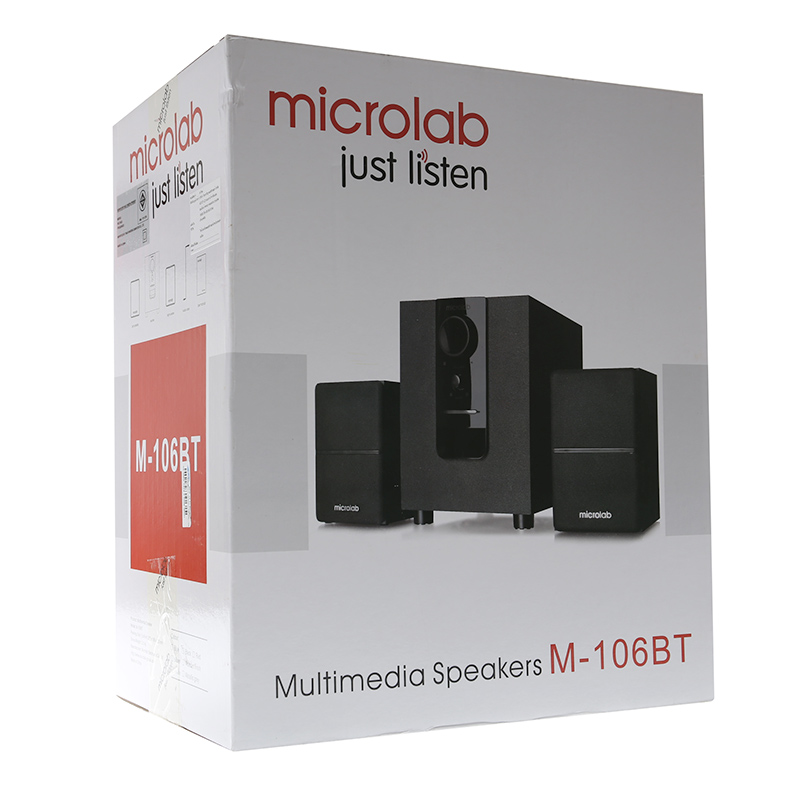 ลำโพง MICROLAB (M-106) BLUETOOTH BLACK