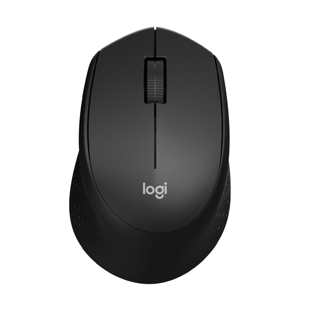 เมาส์ไร้สาย Logitech M331 Wireless Mouse Black
