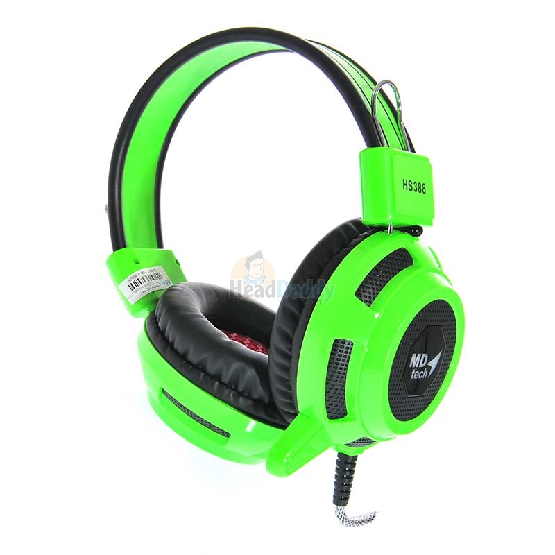 Headset MD-TECH Cyclone (HS388) Green