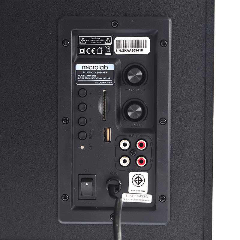 ลำโพง MICROLAB (TMN-9BT) BLUETOOTH BLACK