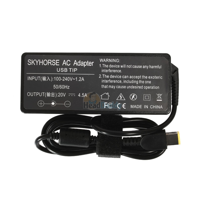Adapter NB LENOVO (USB Tip) 20V (90W) 4.5A 'SKYHORSE'