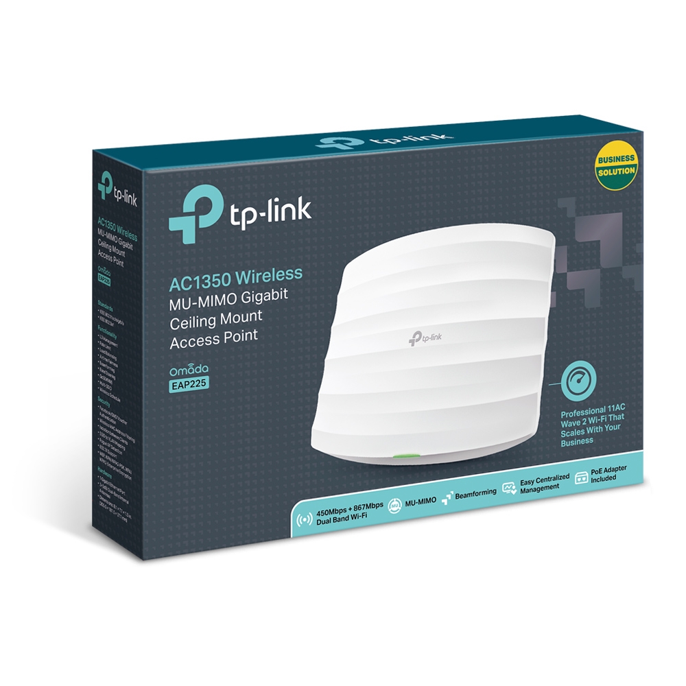 Access Point TP-LINK (EAP225) Wireless AC1350 Dual Band Gigabit