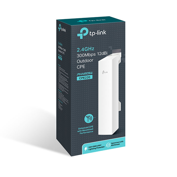 Access Point Outdoor TP-LINK (CPE220) Wireless N300 (2.4GHz) 12dBi