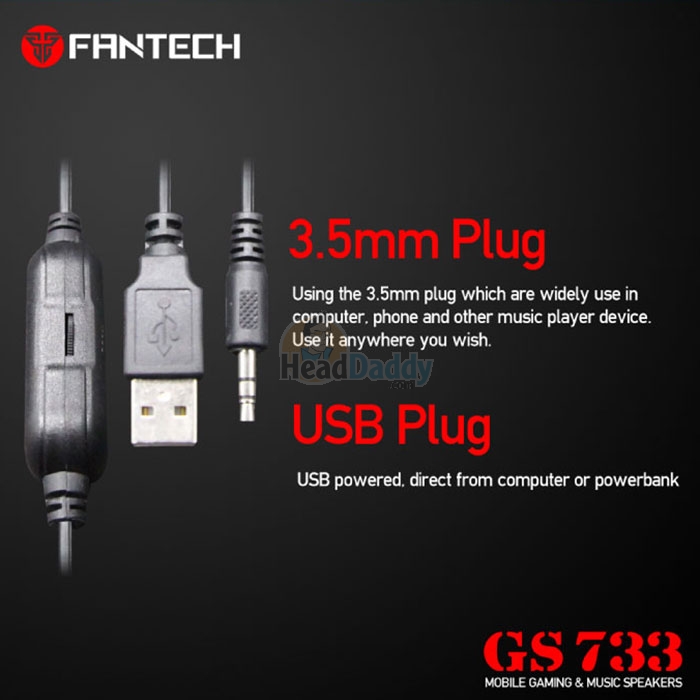 (2.0) FANTECH (GS-733) USB Black
