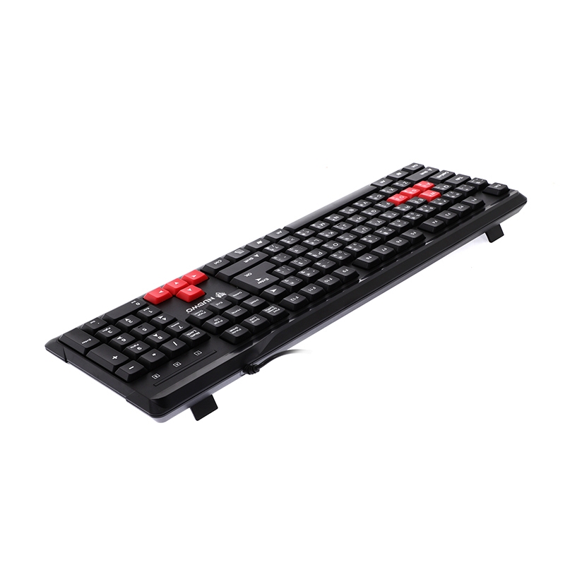 USB Keyboard NUBWO (NK-15 QUIET) Black/Red