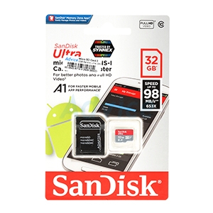 Micro SD 32GB SanDisk ULTRA (Class 10, 98 MB/s.)