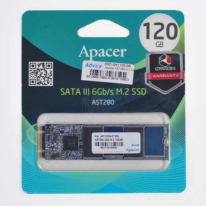 120 GB SSD M.2 APACER AST280 SATA M.2 2280