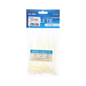 สายรัด 3x100 mm (100/Pack) GLINK White