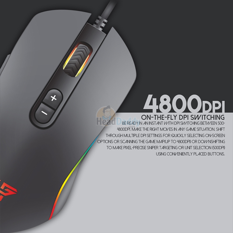 MOUSE FANTECH X9 THOR GAMING (BLACK)