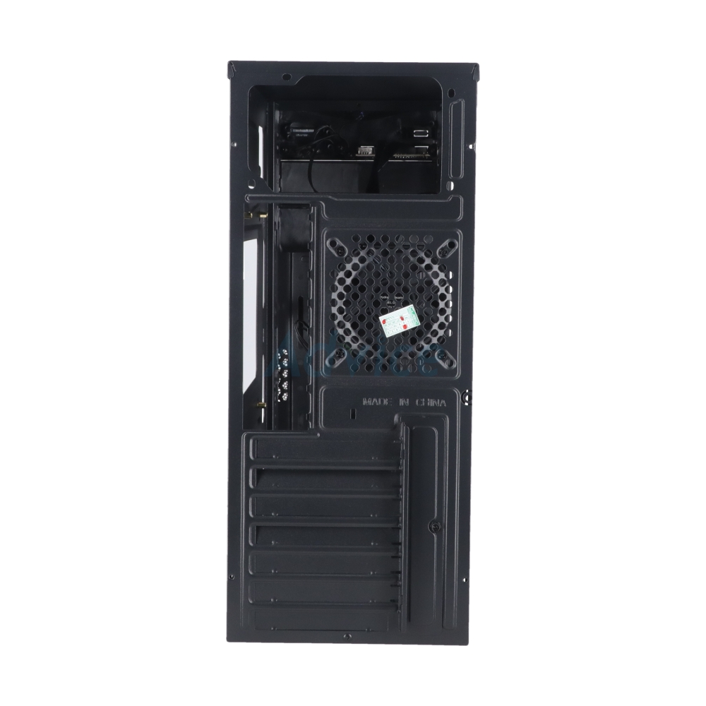 ATX CASE (NP) CUBIC RHINO BLACK/RED