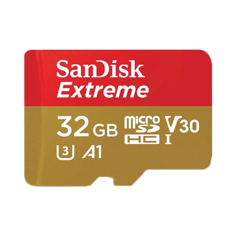 32GB Micro SD Card SANDISK Extreme SDSQXAF-032G-GN6MN (100MB/s,)