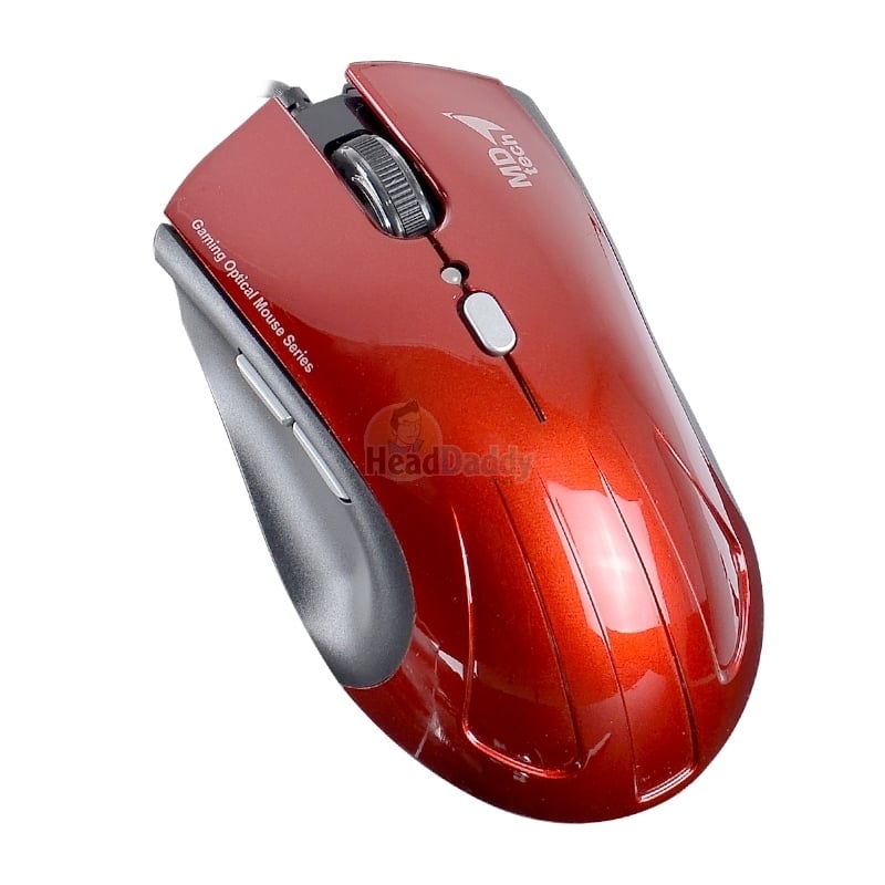USB MOUSE MD-TECH (BC-818) RED/BLACK