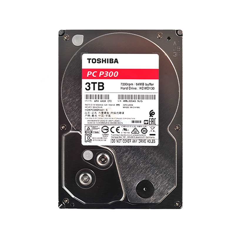 3 TB HDD TOSHIBA P300 (7200RPM, 64MB, SATA-3, HDWD130UZSVA)