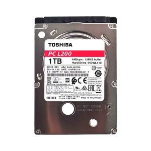 1 TB HDD (NOTEBOOK) TOSHIBA L200 (5400RPM, 128MB, SATA-3, HDWL110UZSVA)