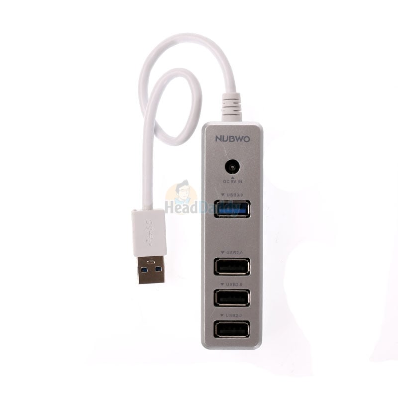 4 Port USB HUB v2.0 NUBWO NH49 (White)