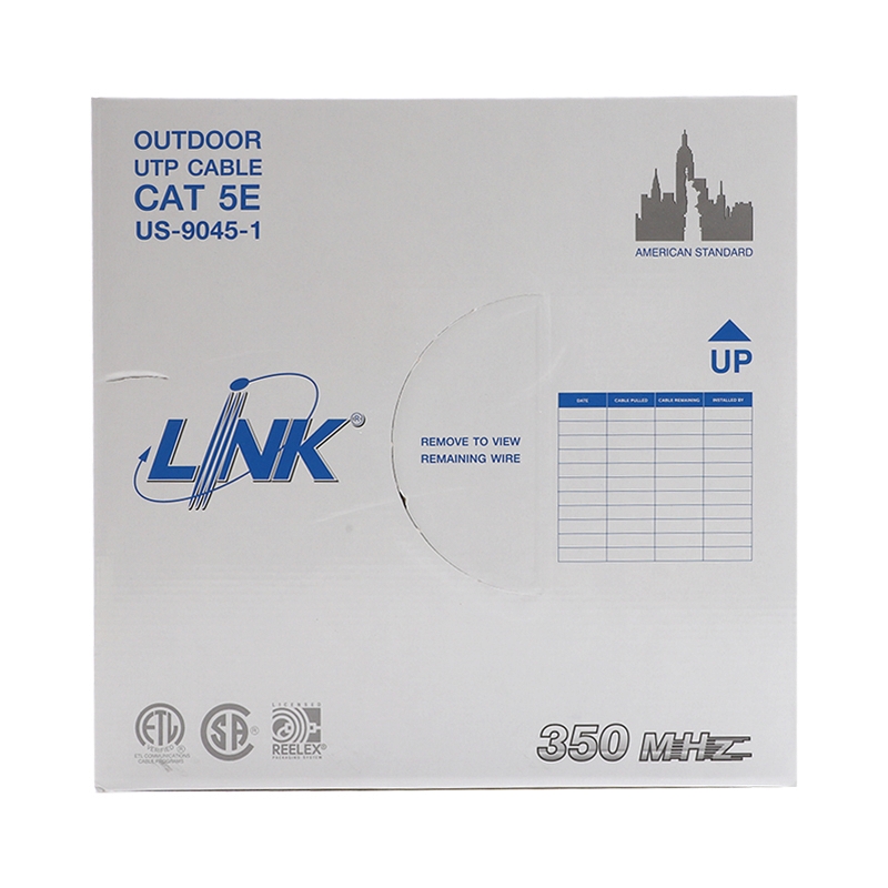 CAT5E UTP Cable (100m./Box) LINK (US-9045-1) Outdoor