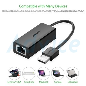Converter USB 2.0 TO LAN UGREEN (20254)