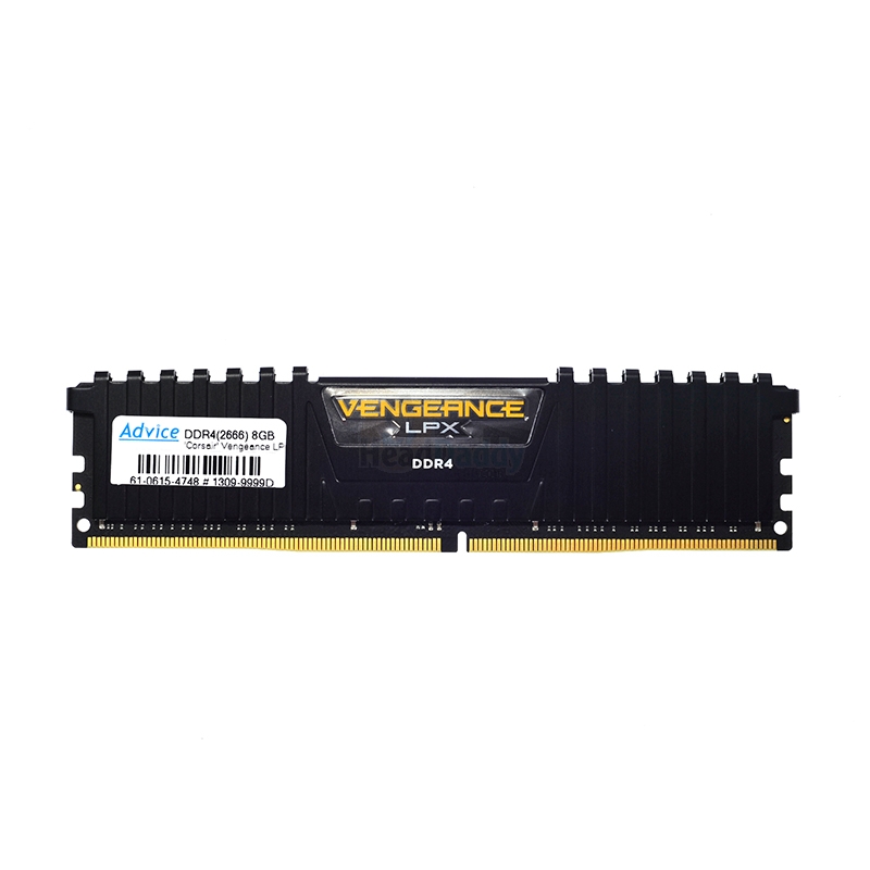 RAM DDR4(2666) 8GB CORSAIR VENGEANCE LPX BLACK (CMK8GX4M1A2666C16)