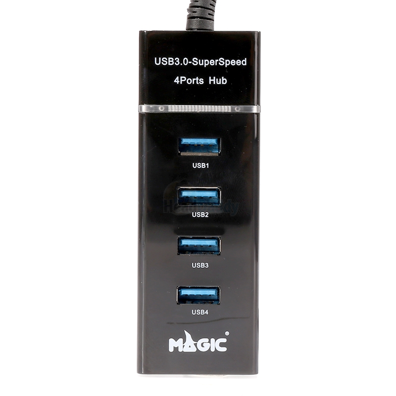 4 Port USB HUB v3.0 MAGIC TECH MT29 (Black)