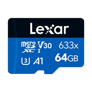 64GB Micro SD Card LEXAR 633X (100MB)