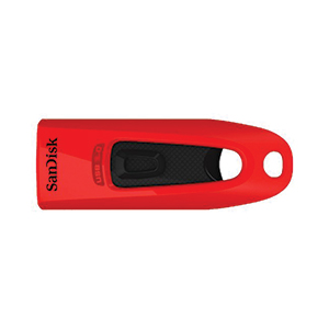 32GB Flash Drive SANDISK Ultra (SDCZ48) Red