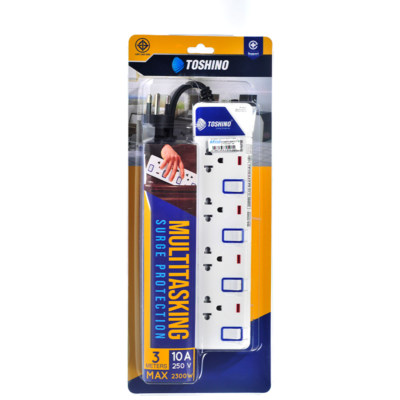 Power Bar TOSHINO ET-914 3M White