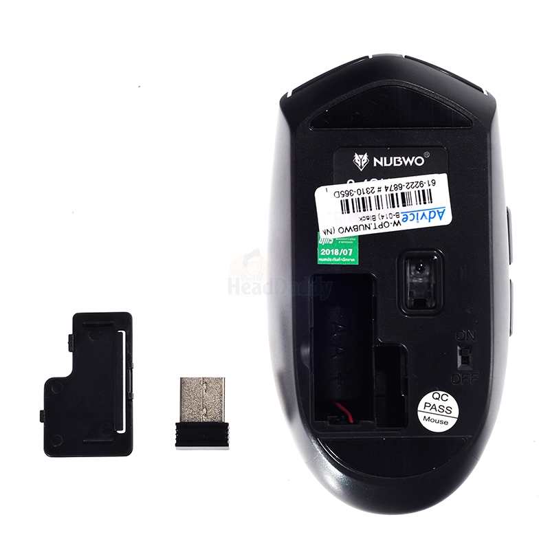 WIRELESS MOUSE NUBWO (NMB-014) BLACK