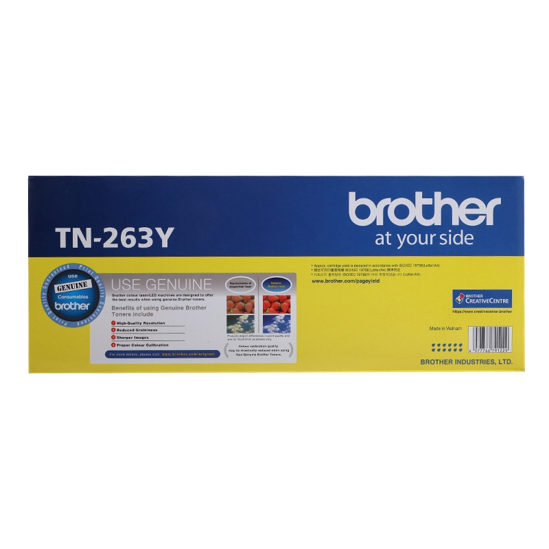 Toner Original BROTHER TN-263 Y