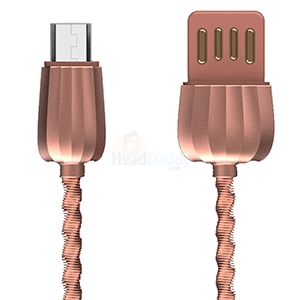 1M Cable USB To Micro USB ELOOP (S42) Pink