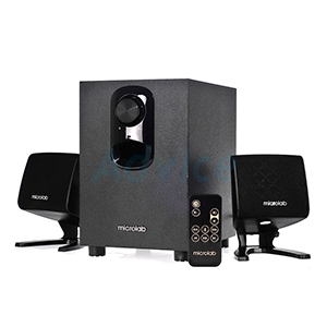 (2.1) ลำโพง MICROLAB (M-108BT) BLUETOOTH BLACK