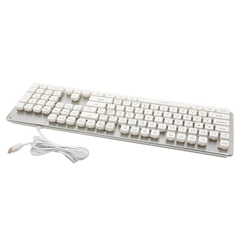 USB Keyboard NUBWO (NK-032 FORTUNE) Silver/White