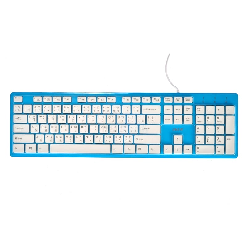 USB Keyboard OKER (KB-518) Blue