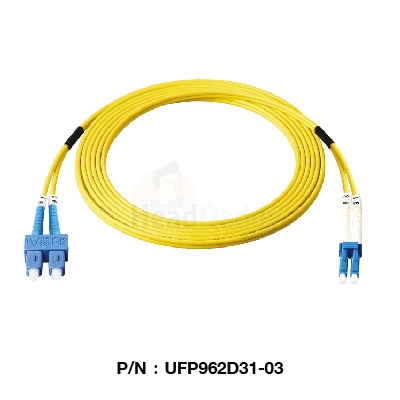 Cable Fiber Duplex Single-Mode LINK (UFP962D31-03/SC-LC) 3M.