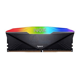 RAM DDR4(3200) 8GB APACER NOX RGB BLACK (AH4U08G32C28YNBAA-1)