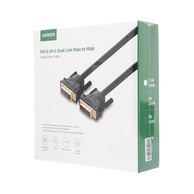 Cable Display DVI TO DVI 24+1 M/M (1.5M) UGREEN 11606