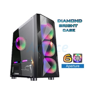 ATX CASE (NP) ITSONAS DIAMOND BRIGHT BLACK