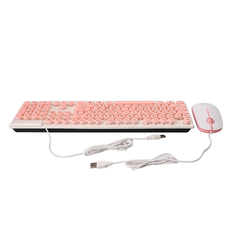 (2in1) USB OKER (KB-4018) Pink