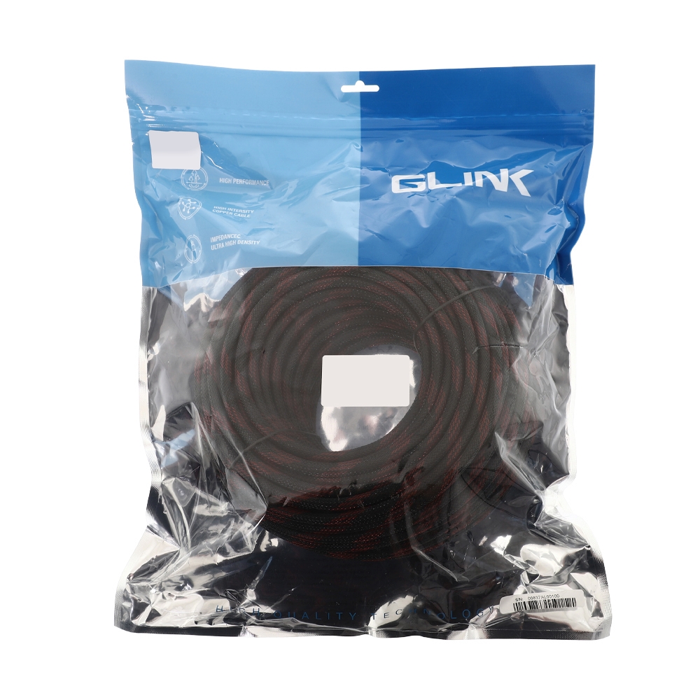 Cable HDMI M/M(30M) V1.4 สายถักแดง GLINK GLINK09                                