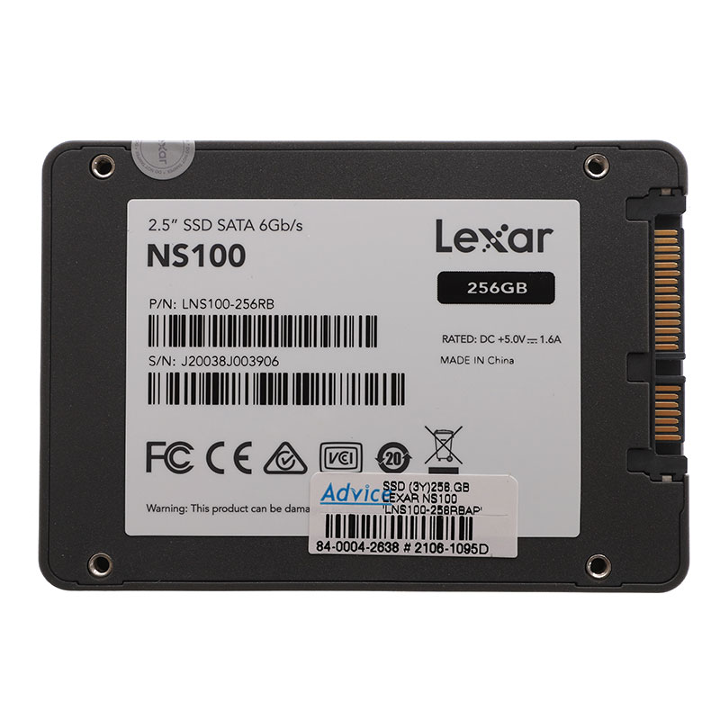 256 GB SSD SATA LEXAR NS100 (LNS100-256RBAP)