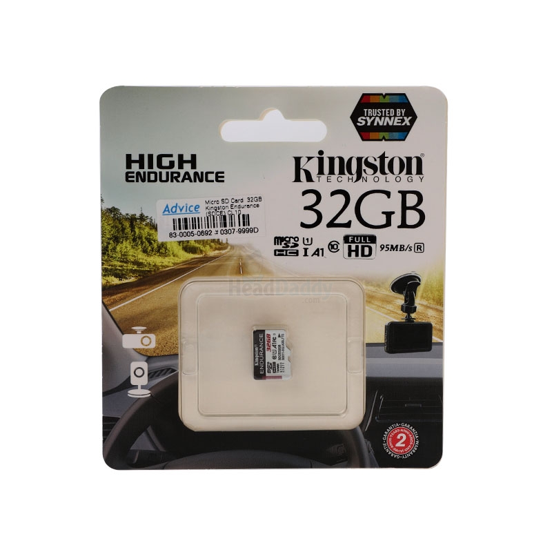 32GB Micro SD Card KINGSTON Endurance SDCE (95MB/s,)