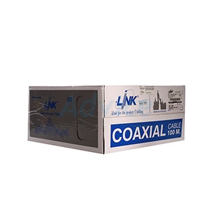 สาย RG6 100m. LINK CB-0106A-1WH (White)
